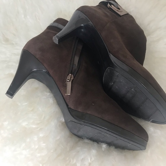 Women’s ankle boots size 8.5 ,Brow, - Picture 9 of 10